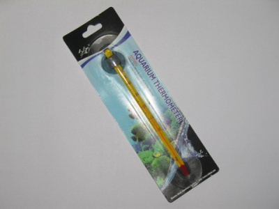 Термометр для аквариума жидкостный, тонкий